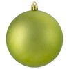 Northlight 12ct Shatterproof Matte Christmas Ball Ornament Set 4" - Green - 3 of 3