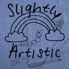 Mens Funny T Shirts Slightly Artistic Sarcastic Art Graphic Novelty Tee For Men - Crazy Dog Men's T Shirt - 2 of 4