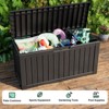 Kumasinova 72 Gal Deck Box with Ample Storage,All-Weather PP Resin Outdoor Storage Box,UV Protected & Waterproof,KD Design - 4 of 4