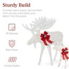 Best Choice Products 2-Piece Moose Family Lighted Christmas Yard Décor Set w/ 370 LED Lights, Stakes, Zip Ties - 4 of 4