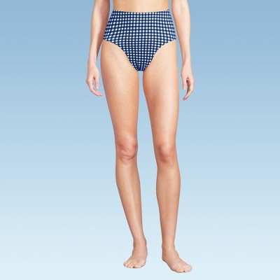 Lands' End Women's Cheeky High Waisted Bikini Bottoms