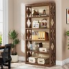 Tribesigns 6-Tier Bookshelf, 69.88" Freestanding Wood Book Display Rack Case - image 2 of 4