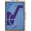 Trends International NBA Utah Jazz - Logo 25 Framed Wall Poster Prints - 3 of 4