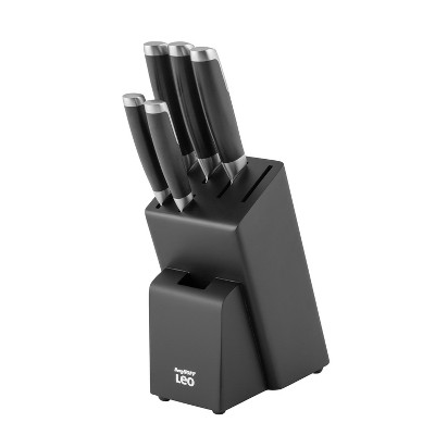 Berghoff Balance Non-stick Stainless Steel 6pc Knife Block Set, Recycled  Material, Green : Target