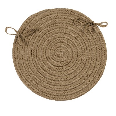 Colonial Mills Boca Raton - Café Tostado Chair Pad, 1 Pc