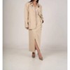 Women's Beige Stara Skirt - MAXMILA M - 3 of 4