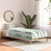 Twin Extra Long Gabriela Fuente Natumas Polyester Comforter + Pillow Shams Green - Deny Designs: Abstract Boho Bedding Set, 300 Thread Count - image 2 of 4