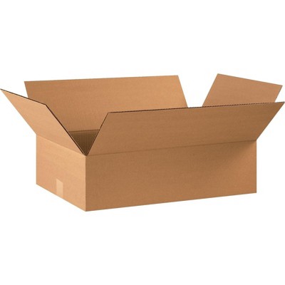 The Packaging Wholesalers 22x14x6 Shipping Boxes 32 ECT Brown 25/Bundle BS221406