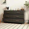 CIPACHO Modern Black 6-Drawer Dresser with Gold Handles Spacious Storage Chest for Bedroom Living Room Hallway Entryway - 4 of 4