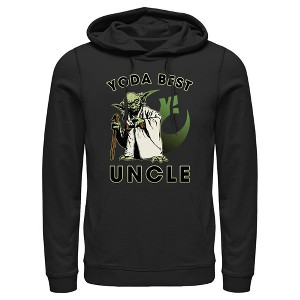 Men's Star Wars: A New Hope Yoda Best Uncle Pull Over Hoodie - 1 of 4