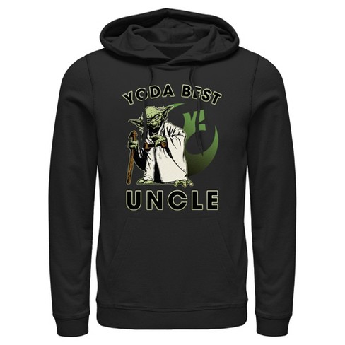 Men's Star Wars: A New Hope Yoda Best Uncle Pull Over Hoodie - image 1 of 4