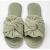 Roxoni Women’s Slippers Lovely Velvet Pom-pom Open Toe House Slides - 3 of 4