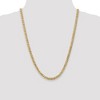 Black Bow Jewelry Mens 5.75mm 14k Yellow Gold Solid Beveled Curb Chain Necklace - 2 of 4
