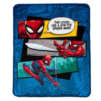 Spiderman blanket full size hot sale