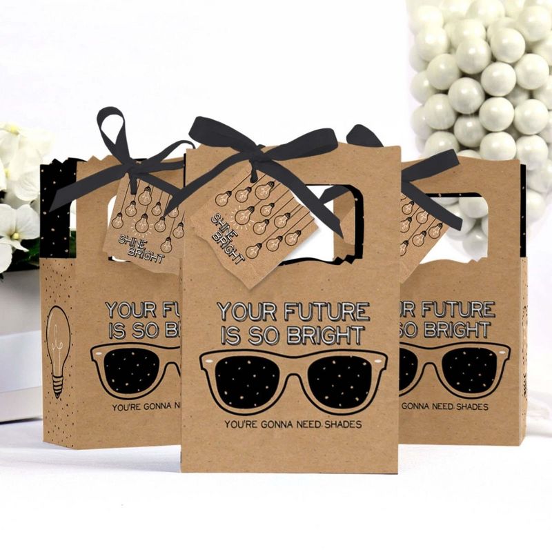 Big Dot of Happiness Bright Future - Graduation Party Favor Boxes - Set of 12, 3 of 7