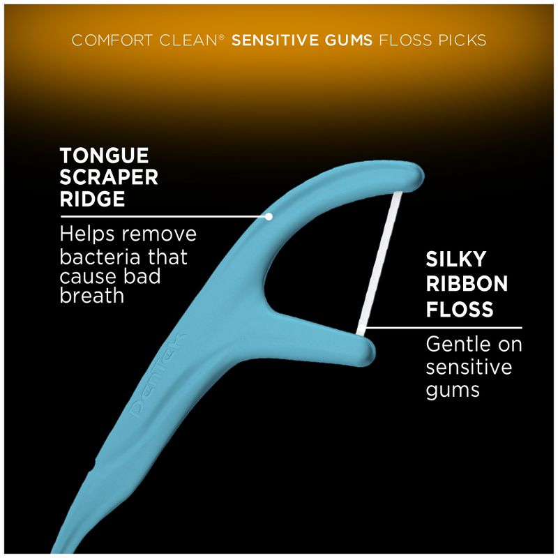 DenTek Comfort Clean Floss Picks For Sensitive Gums - 150ct, 5 of 10