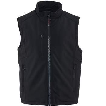 RefrigiWear Men's Warm Insulated Softshell Vest Water-Resistant -20F Protection