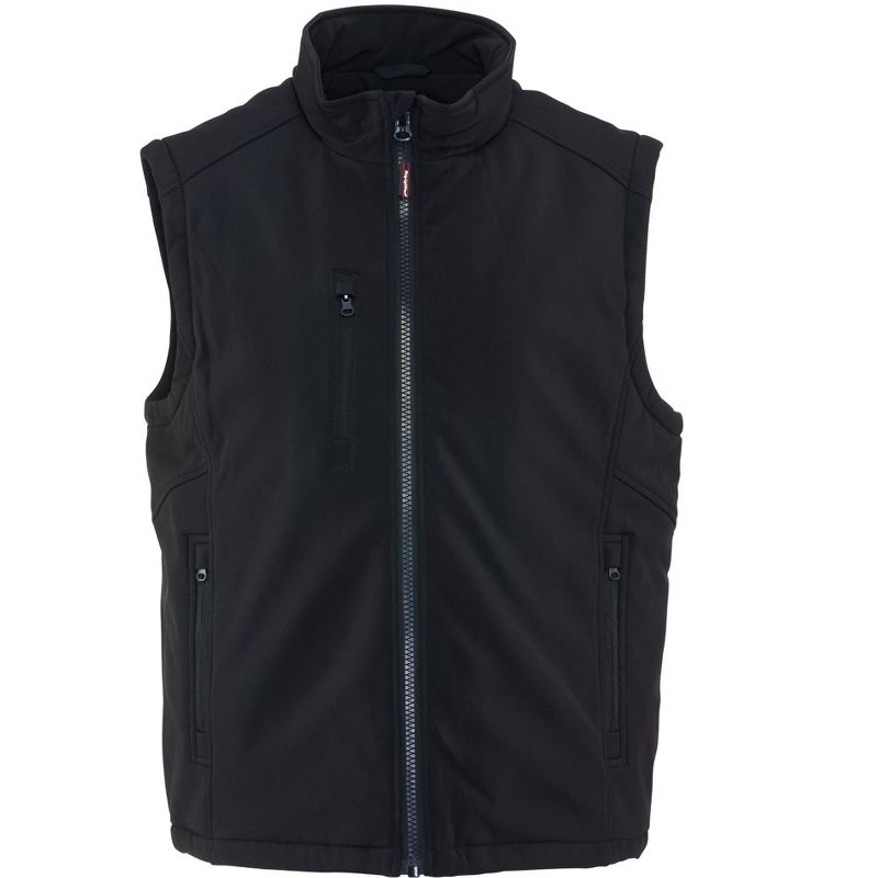 RefrigiWear Men's Warm Insulated Softshell Vest Water-Resistant -20F Protection, 1 of 7