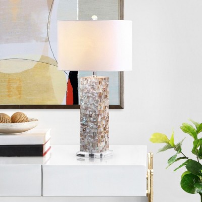 Jacoby Coastal Cream Capiz Shell 28-Inch Table Lamp