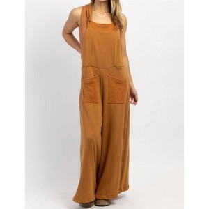 Women's MOXIE RELAXED COTTON JUMPSUIT - BUCKETLIST - 1 of 3