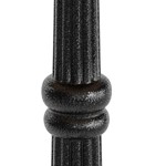 natural top/black base