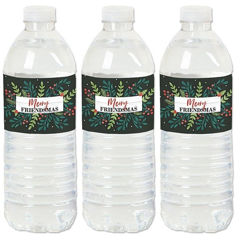 Christmas Water Bottle Labels Water Bottle Labels Christmas 