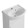 NicBex 17.7" Freestanding Bathroom Vanity with Sink, Bathroom Storage Cabinet, 1 Cabinet Door for Bathroom, White - 4 of 4