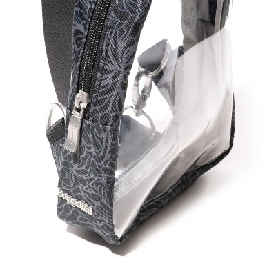 Baggallini Women's Clear Stadium Mini Crossbody Festival Event Sling Bag - Midnight Blossom Print — фото 3