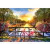 1000 Piece Jigsaw Puzzle, Picturesque Amsterdam with Bicycles, European puzzle, Adult Puzzle, Castorland C-104536-2 - 2 of 4