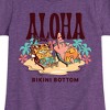 Girls' - SpongeBob SquarePants - Aloha From Bikini Bottom Fitted Short Sleeve Graphic T-Shirt - 2 of 4