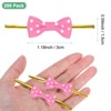Unique Bargains Polyester Multipurpose Use Durable Flexible Gift Wrap Bows 200 Pcs - 3 of 4