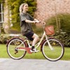 Topteng Beach Cruiser Bike, 26" Commuter Bicycle for Men & Women, City Bike with Basket - 3 of 4