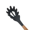 Unique Bargains Spoon Hand Wash Only Pasta Claw Silicone Wooden Handle 12.6" 1 Pc - 4 of 4