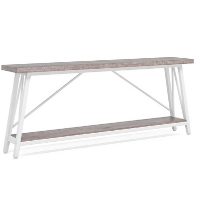 NicBex 31.49" H Console Table with Open Storage Shelf Sofa Table for Entryway Living Room