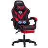Hoffree Kids Massage Gaming Chair Ergonomic Office PC Chair with Footrest & Adjustable - 2 of 4