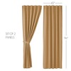 Simple Life Flax Khaki Panel Set of 2 96x40 - 3 of 3