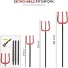 4E's Novelty Black Devil Costume Set: Horns Headband, Tail, Pitchfork, Bowtie – Devil Costume for Women Classic Devil Costume Dress-Up Kit - 4 of 4