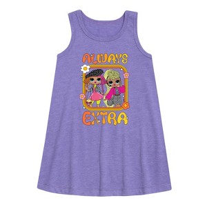 Girls' - LOL Surprise! - Always Extra Graphic Sleeveless Aline Dress - 1 of 3