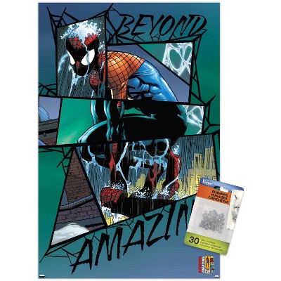 Trends International Marvel Comics Spider-Man: Beyond Amazing - Rain Mash-up Unframed Wall Poster Prints