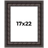 PosterPalooza | 3.5" Wide Ornate Black Picture Frame - UV Acrylic, Foam Board Backing, Hanging Hardware - 2 of 4