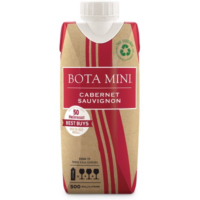 Bota Mini Cabernet Sauvignon Red Wine - 500ml Box