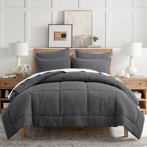 Mills Waffle Comforter Set - Levtex Home - 1 of 4