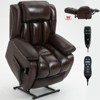 NicBex Recliner Chair Massage Chair with Heating Power Lift Chair Living Room Chairs Comfy Chair for Bedroom, Reading Room - 2 of 4