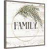 22" x 22" Family Farmhouse II by Grace Popp Framed Canvas Wall Art Gray Wash - Amanti Art: Inspirational Botanical Typography - 2 of 4