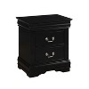 NicBex Nightstand with 2 Drawers,Modern Side Table with Storage Space and Wood Frame,Bedside Table for Bedroom,Living Room - 2 of 4