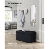 SONGMICS Storage Ottoman Bench Folding Storage Footrest 2 Extra Storage Boxes Hold up to 660 lb - 2 of 4