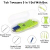 Tick Removal Tool 8 in 1 , Tick Tweezers, Flea Comb, Magnifying Glass, Dog CatsTick Remover Tool Pet Tick Comb - 3 of 4