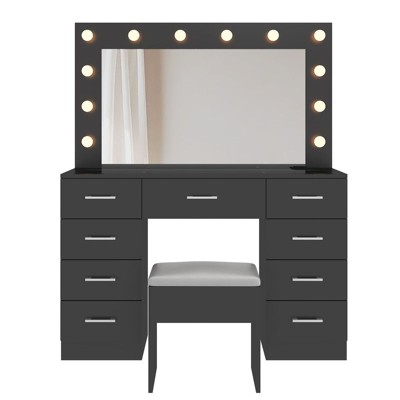White Vanity Desk Set