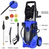 SUGIFT 2200W Electric Pressure Washer, 3500 PSI, 2.4 GPM, 5 Quick-Connect Nozzles, Detergent Selection Dial, Portable with Wheels and Hose Reel - 3 of 4
