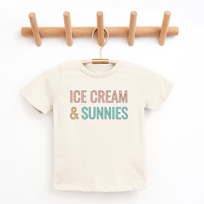 The Juniper Shop Ice Cream And Sunnies Toddler Short Sleeve Tee